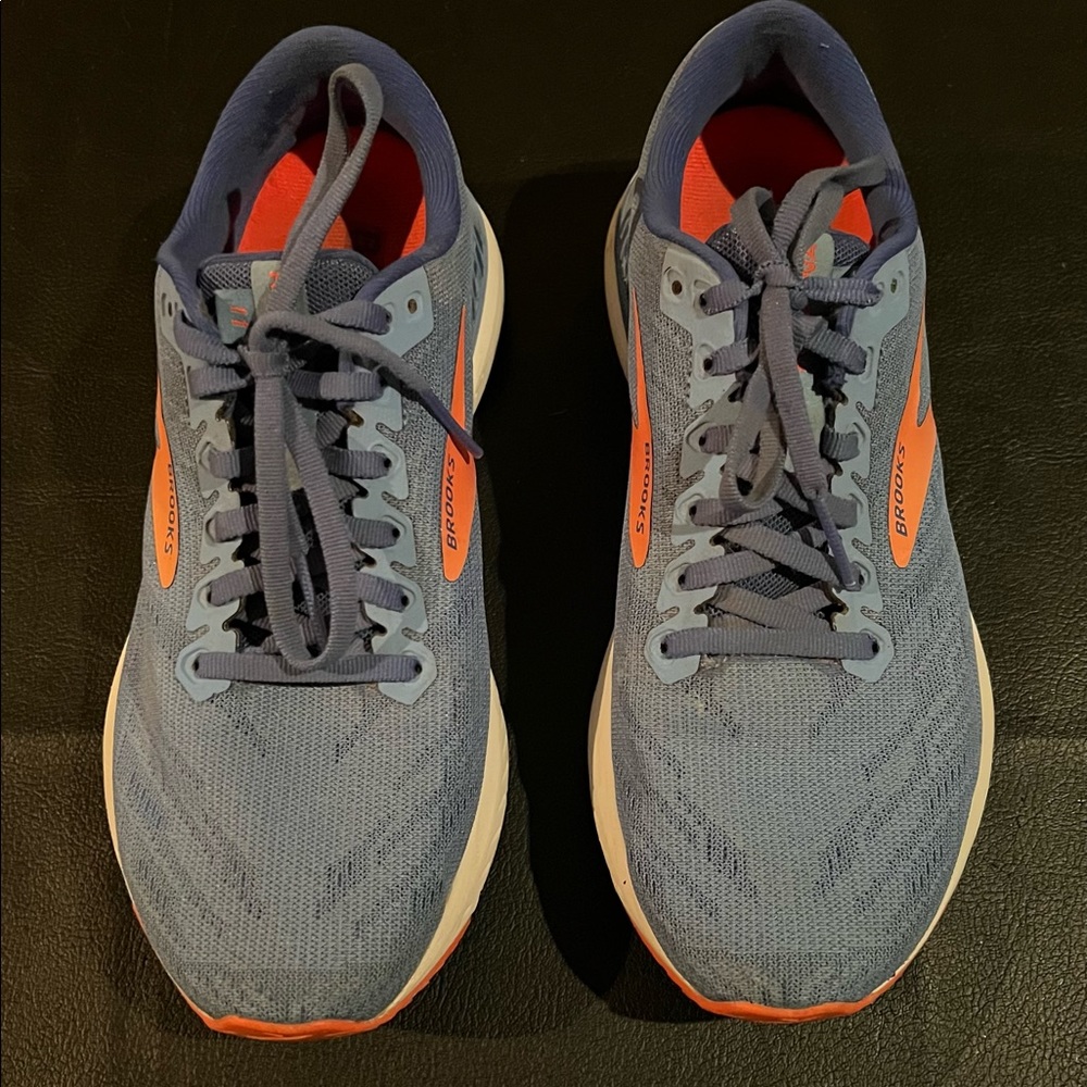 Brooks Womens Ravenna 11 1203181B469 Blue Running Shoes Lace Up Sz US 7W
